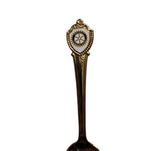 Fort Inc. Rotary International Collectible Spoon Golden Tone in Original Box USA